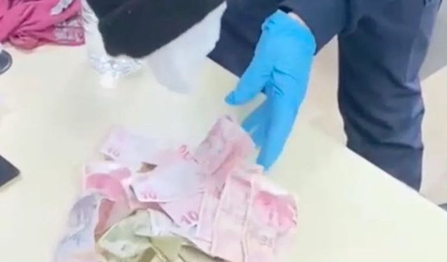 Dilencilik parası çocuk bezinden çıktı!