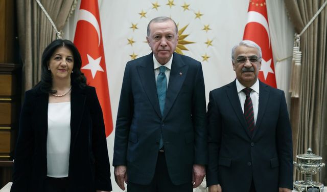 Erdoğan, DEM heyetini kabul etti