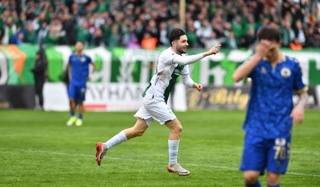Bursaspor 3 puanı 3 golle aldı!