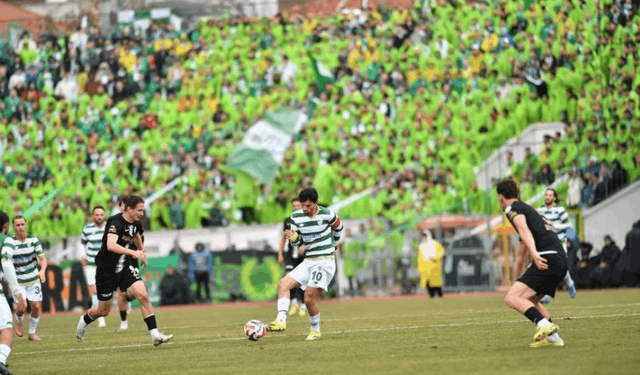 Bursaspor, deplasmanda 2 puan bıraktı!