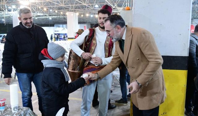 Kestel'de geleneksel sokak iftarı