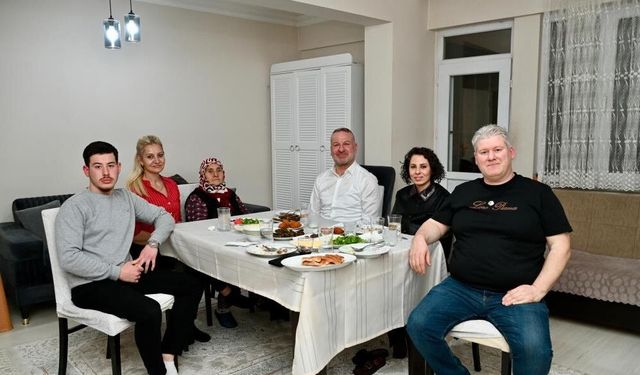 Başkan Karabatı gönül sofrasında