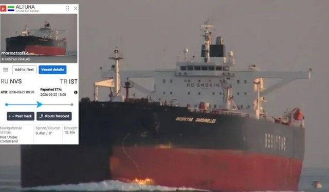 Türk tankerine dron isabet etti!