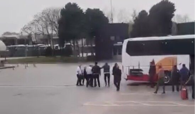 BURSA TERMİNALİ'NDE YUMRUKLAR KONUŞTU
