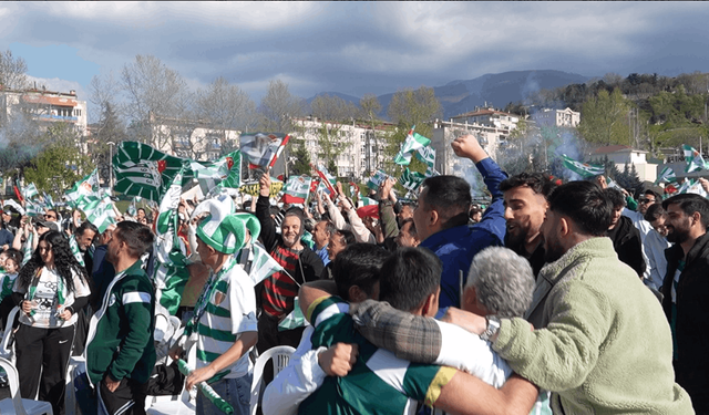 Bursa'da şampiyonluk coşkusu!