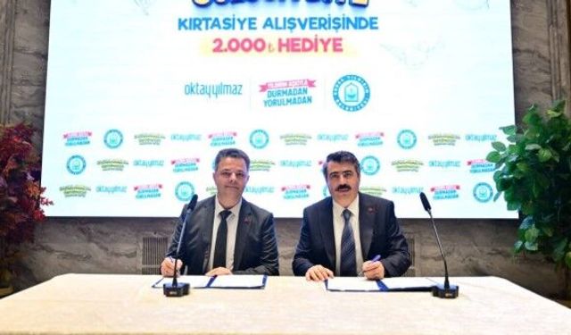 6 bin öğrenciye kırtasiye desteği!