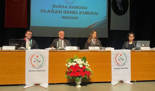Bursa Barosu genel kurulu başladı: Başkanlık için 5 aday yarışıyor