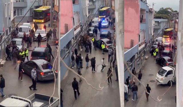 BURSA’DA ORTALIK KARIŞTI: MAHALLELİ ŞÜPHELİLERİ KAÇIRDI!