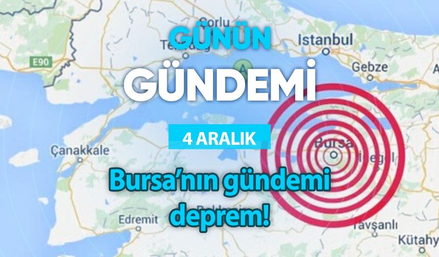 Günün Gündemi (4 Aralık 2023 Pazartesi)