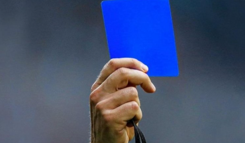 Futbolda mavi kart dönemi başlıyor!