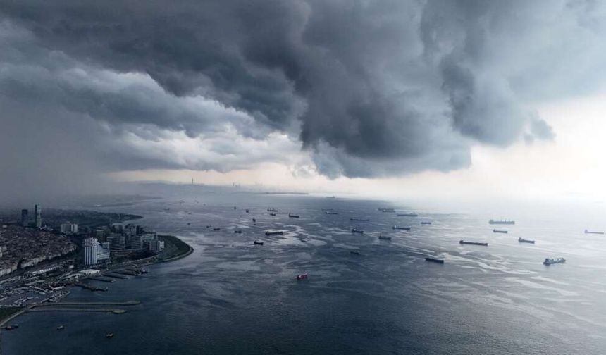 İstanbul’da süper hücre bulutları