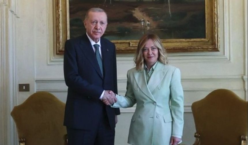Erdoğan Meloni ile görüştü