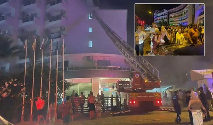 Otelde yangın: 622 turist tahliye edildi!