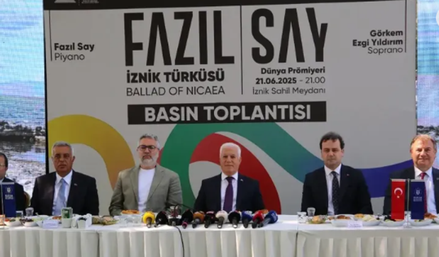 Bozbey duyurdu: Fazıl Say’dan İznik’e özel türkü