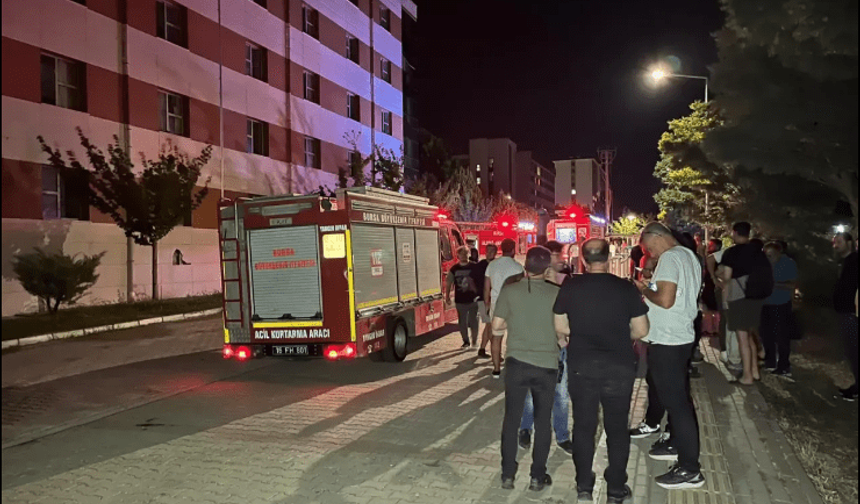 Öğrenci yurdunda faciadan dönüldü