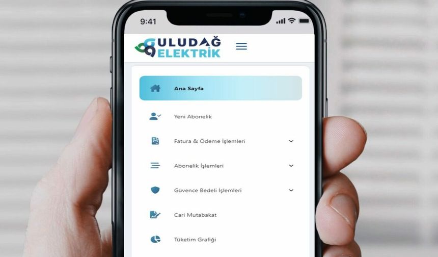Uludağ Elektrik aboneleri için yeni uygulama