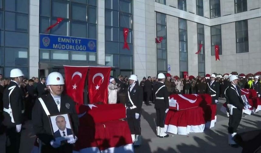 Kahraman şehitlerimize veda