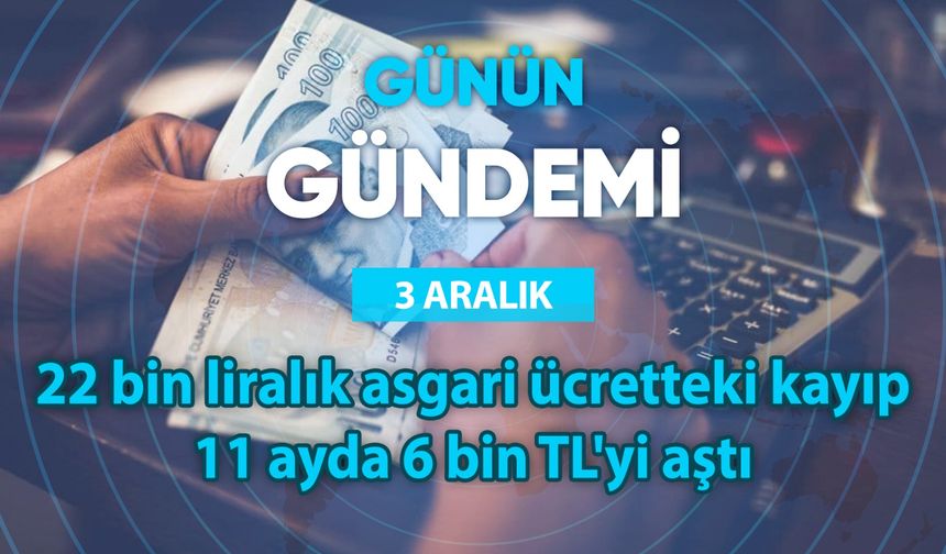 Günün Gündemi (3 Aralık 2025 Çarşamba)