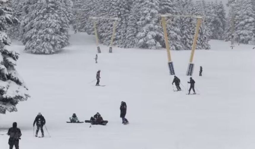 Uludağ'a ziyaretçi akını!