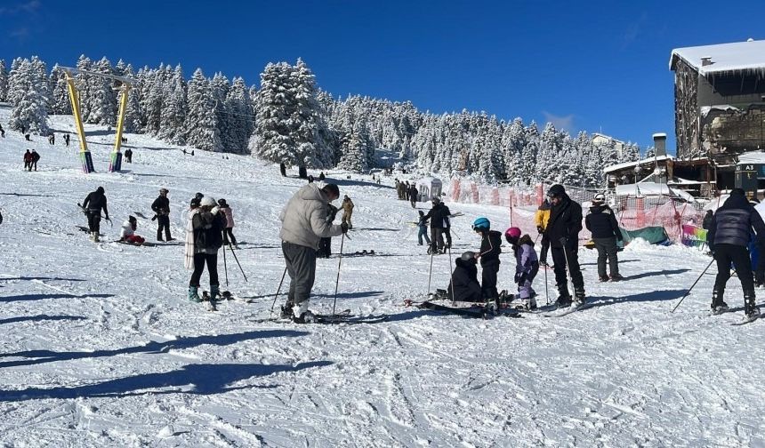 Uludağ'da sömestr hareketliliği başladı