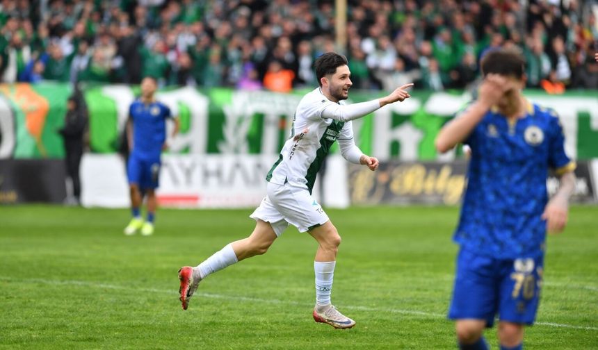 Bursaspor 3 puanı 3 golle aldı!
