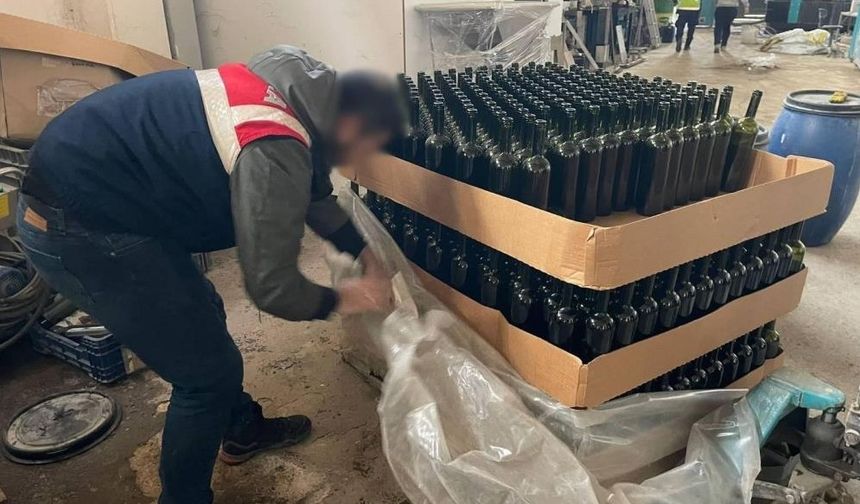 Bursa'da kaçak içki operasyonu!
