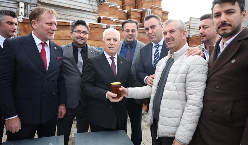 Bursa’da arıcılara kovan desteği