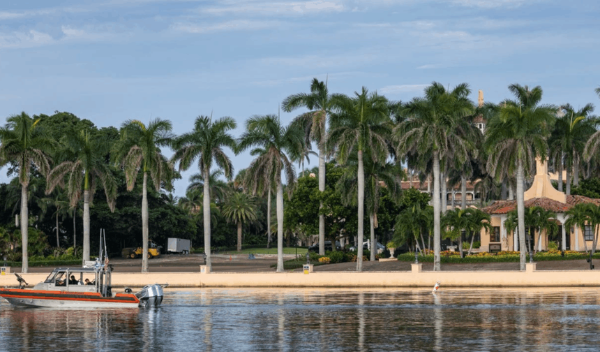 Trump'ın konutunda alarm!