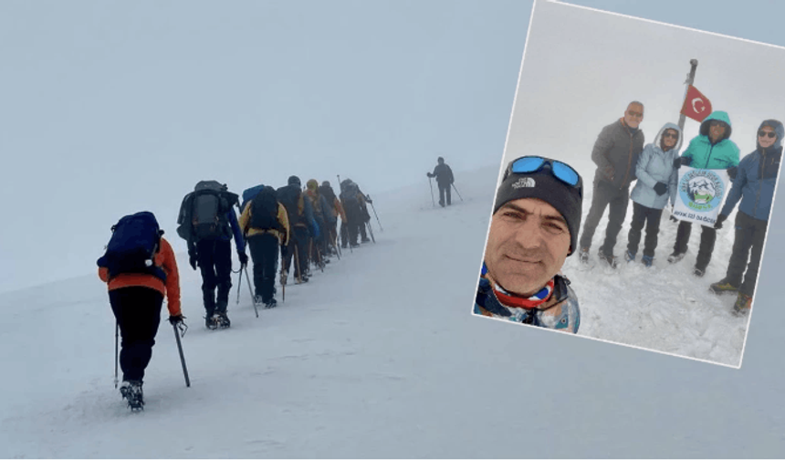 Zirvede gururlandıran görüntü