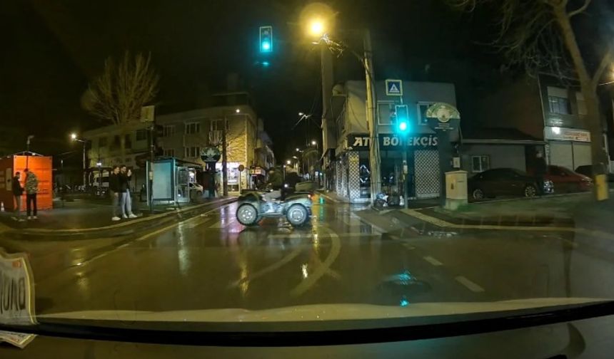 Bursa'da ATV'li drift!