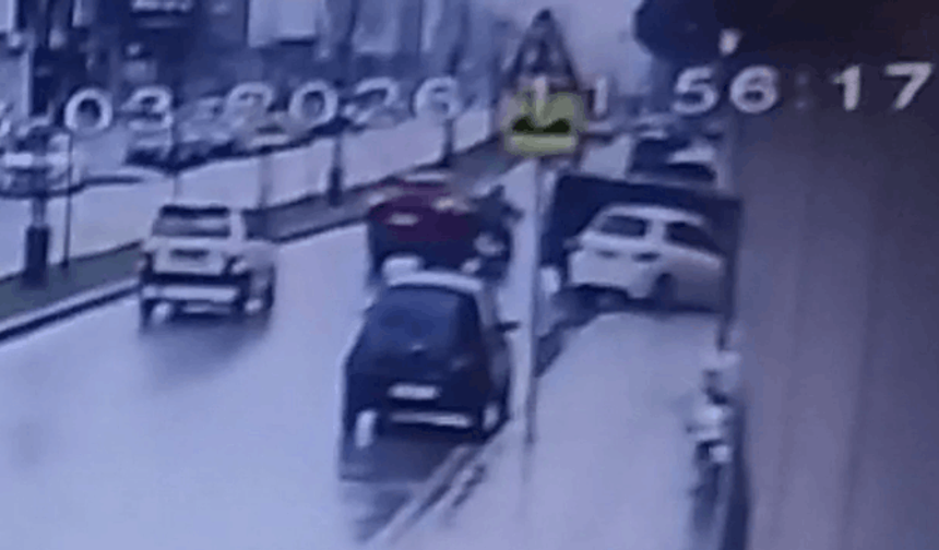 Bursa'da cip ile motosiklet çarpıştı