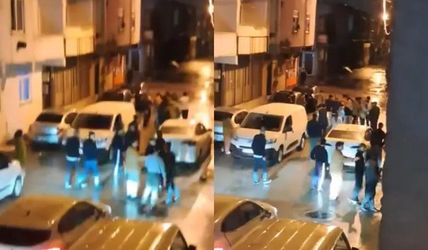 Sokak ortasında tekme tokat kavga!