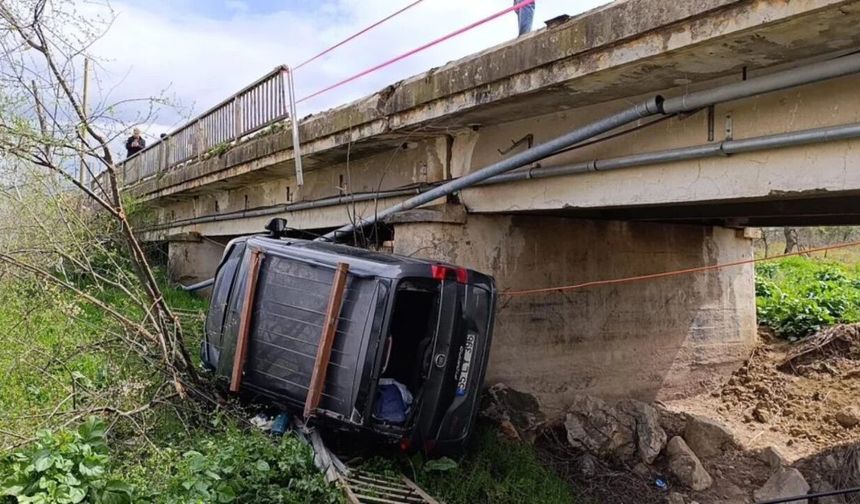 Bursa'da köprüde korkunç kaza!