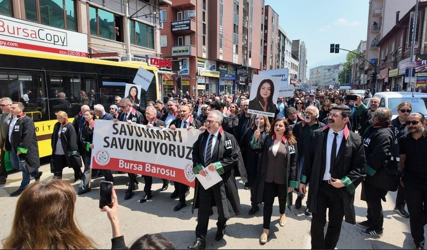 AVUKAT CİNAYETİ SONRASI BURSA BAROSU’NDAN TEPKİ