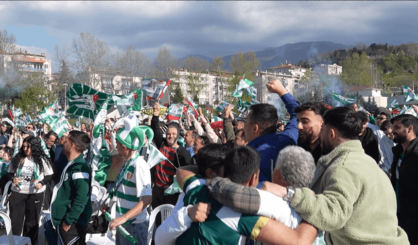 Bursa'da şampiyonluk coşkusu!