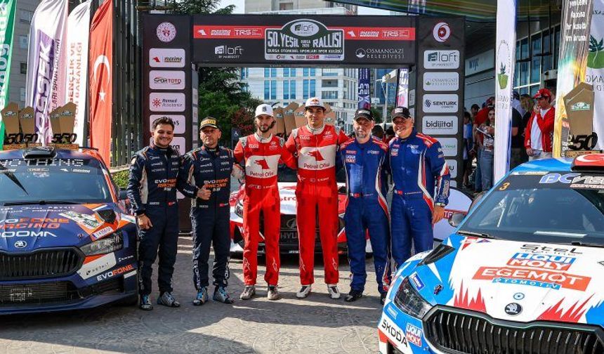 50. YEŞİL BURSA RALLİSİ’NDE KAZANAN BELLİ OLDU