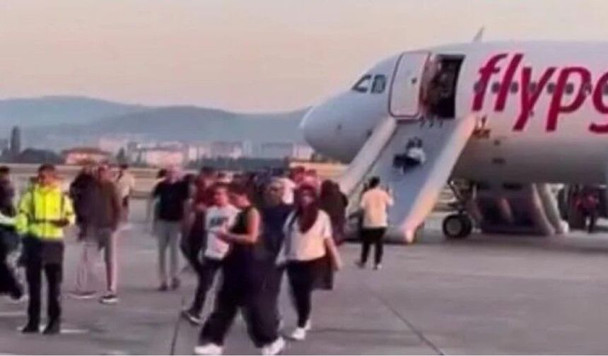 ANKARA-İZMİR UÇAĞINDA ALARM: TAHLİYE EDİLDİ!