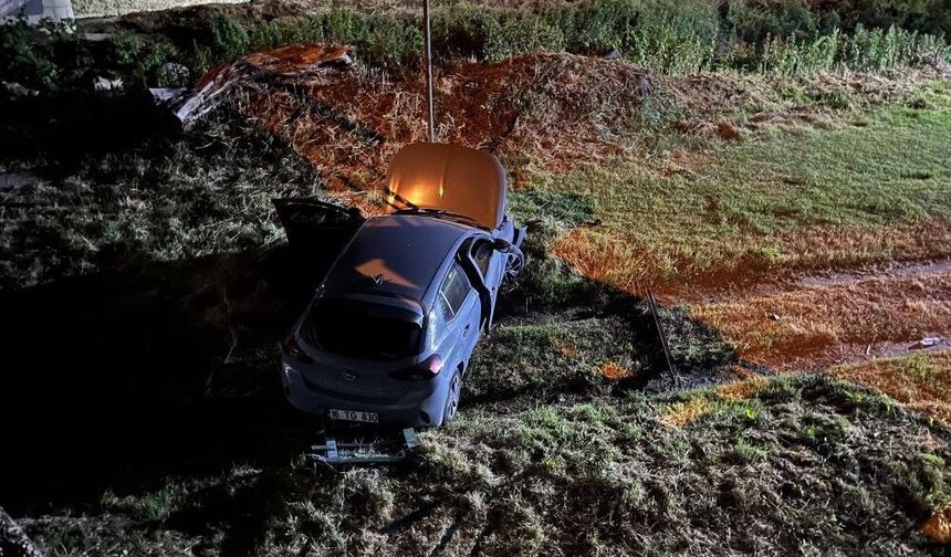 NAVİGASYONA GÜVENDİ, DEREYE UÇTU!