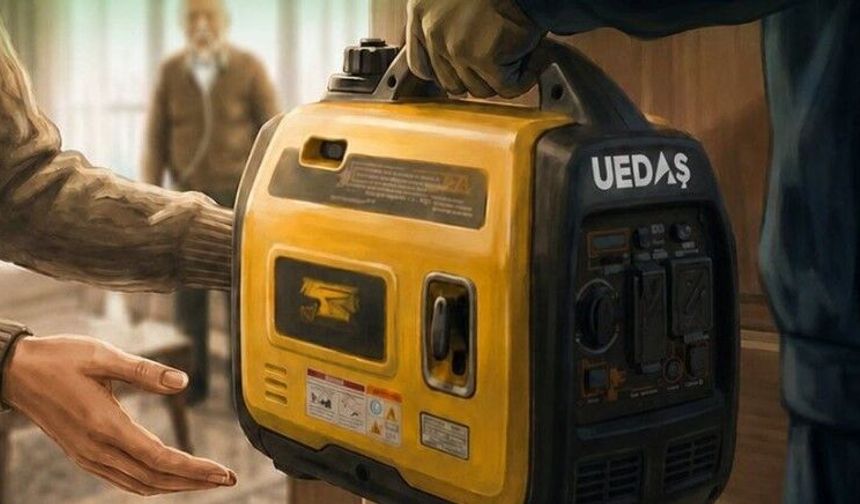 UEDAŞ'tan cihaza bağlı hastalara jeneratör desteği
