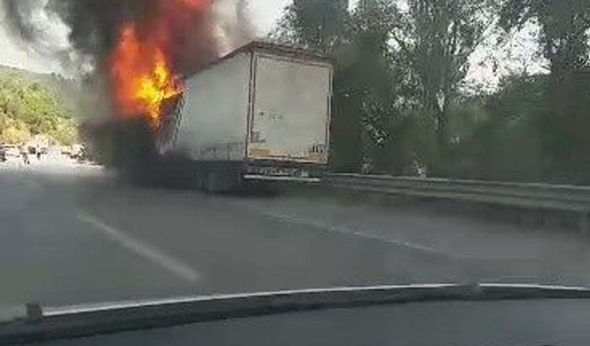 BURSA’DA TIR YANGINI