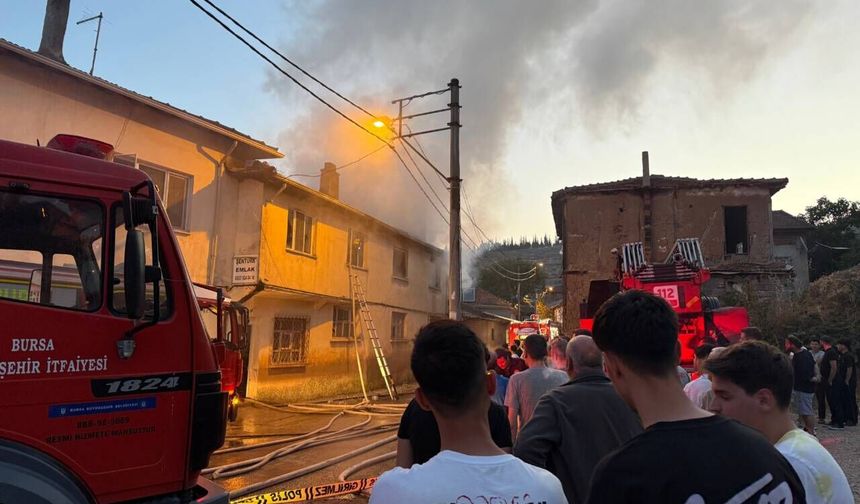 BURSA’DA YANGINDA ACI SON