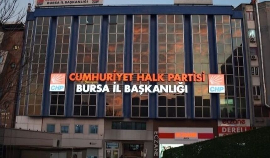 CHP BURSA TEŞKİLATINDA PEŞ PEŞE İSTİFALAR