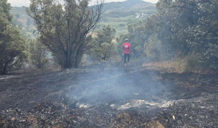 BAĞ EVİNDE ÇIKAN YANGIN ORMANA SIÇRADI!