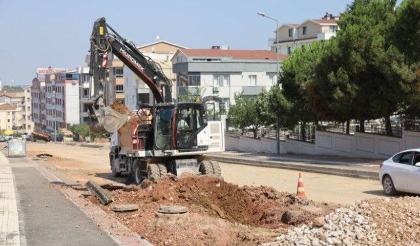 KESTEL'DE O CADDE YENİLENİYOR