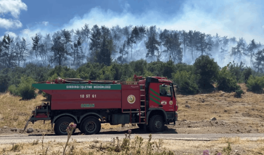 BALIKESİR'DE KORKUTAN YANGIN!