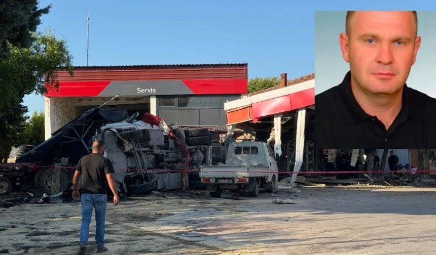BENZİNLİKTE YAŞANAN FACİANIN GÖRÜNTÜLERİ!