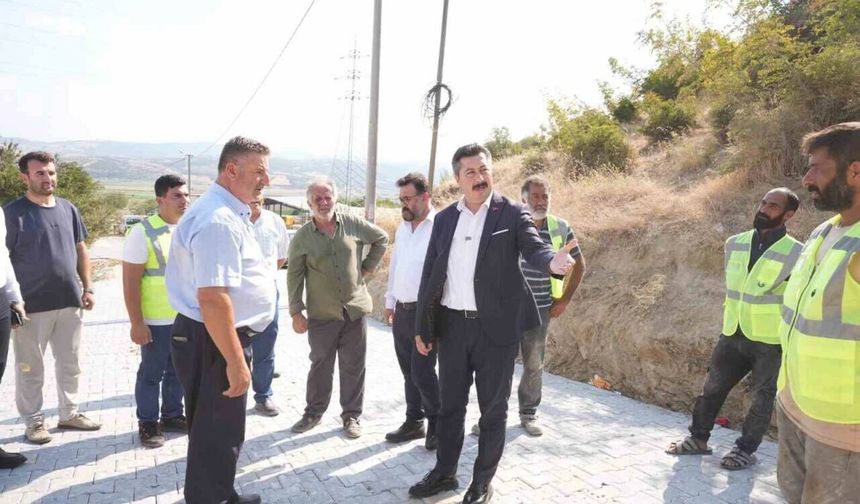 BURSA’NIN O İLÇESİ TAŞLARLA DÖŞENDİ