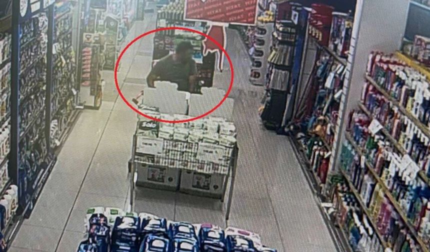BURSA'DA AKILALMAZ SİGARA HIRSIZLIĞI!
