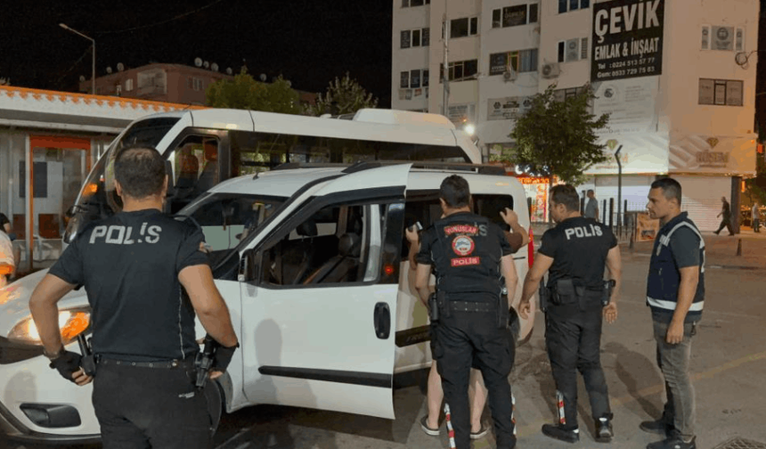BURSA'DA BİN POLİSLE DEV 'HUZUR' UYGULAMASI