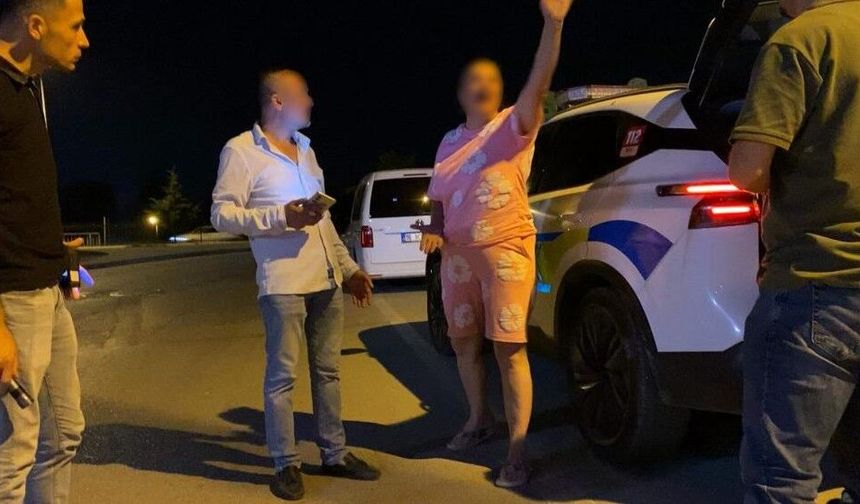 ALKOLLÜ SÜRÜCÜDEN SKANDAL HAREKET!